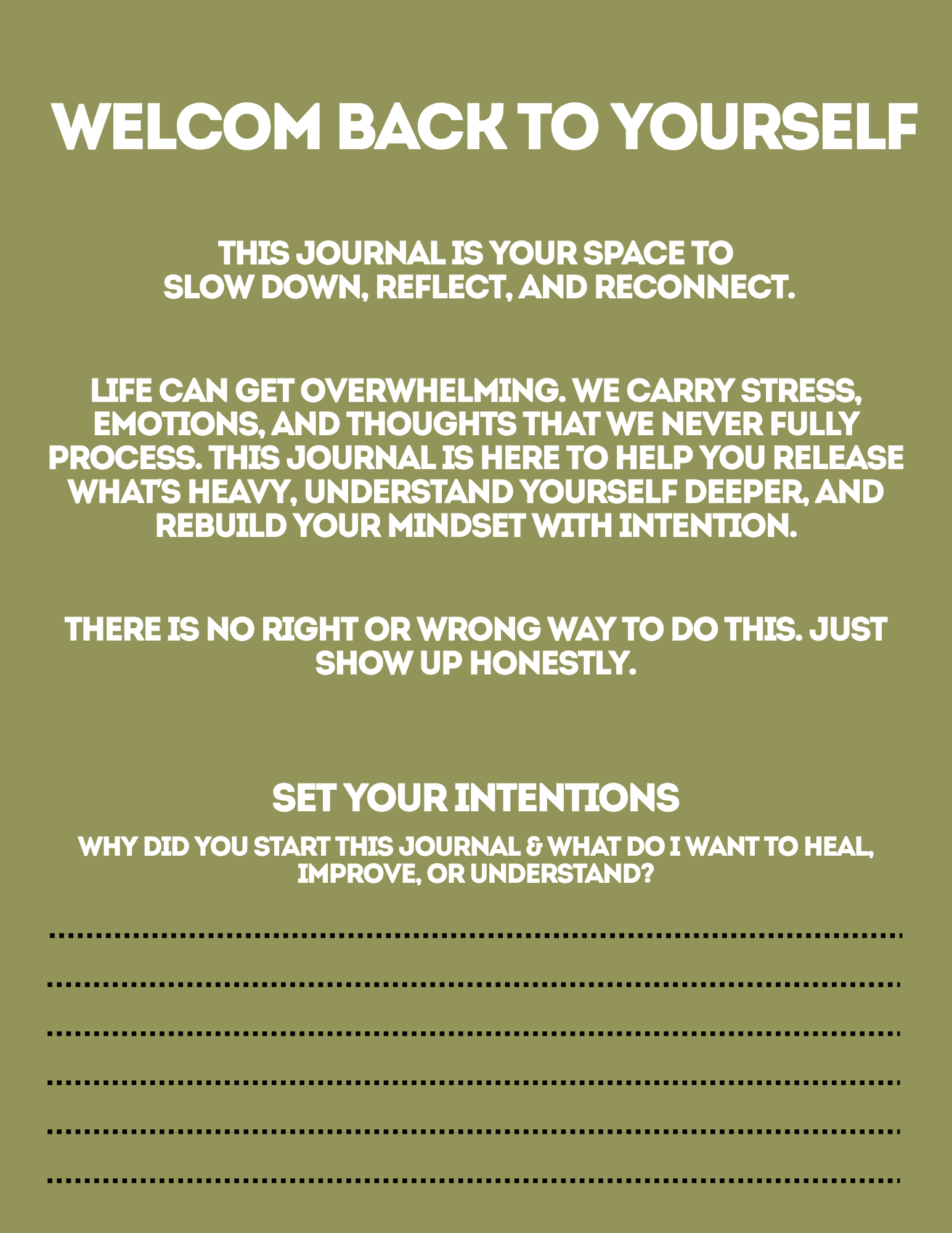 Mental Healing/Growth Guided Journal