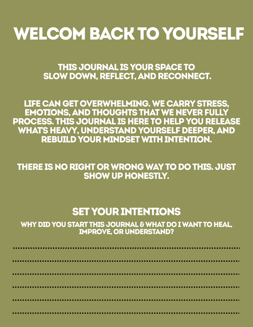 Mental Healing/Growth Guided Journal